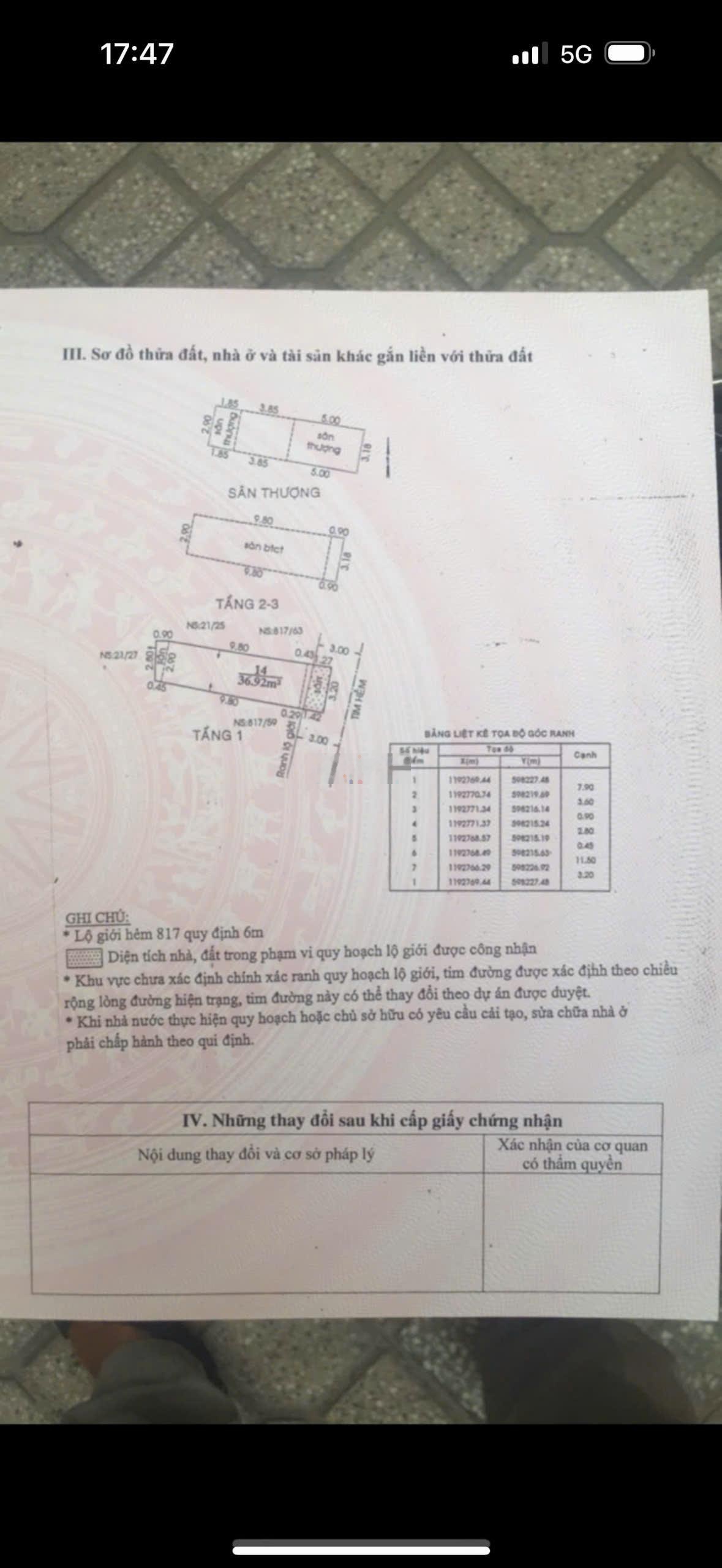Bán nhà Lạc Long Quân Tân Bình hẻm thông Hồng Lạc 3 tầng + sân thượng. Giá 6 tỷ