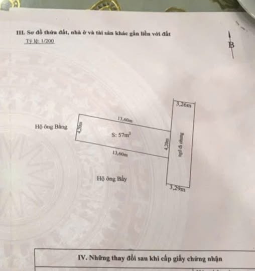 Bán đất mặt ngõ Đằng Hải, Hải An, 57m2, giá 3 tỷ