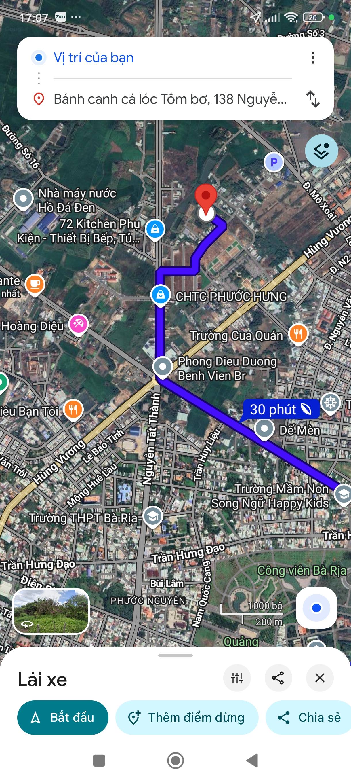 Bán đất phường Phước Hưng, Bà Rịa, đường bê tông trước đất 4m, giá 10 tỷ