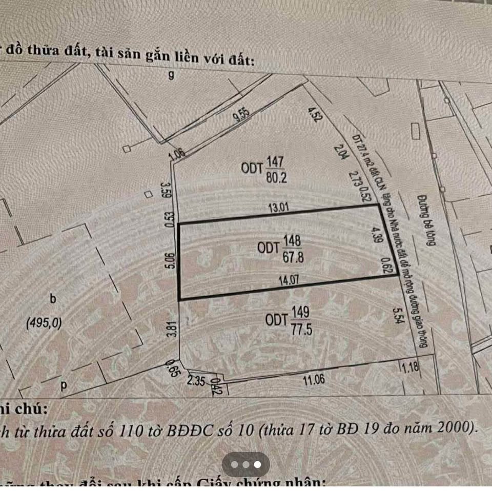 Bán đất mặt ngõ Đoàn Kết, Hà Lầm, bằng phẳng, ô tô đỗ sân