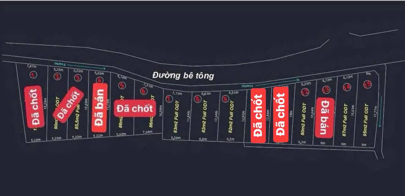 Bán đất tổ dân phố Mỹ Trạch, phường Ninh Hòa, 80m2, giá cả thương lượng