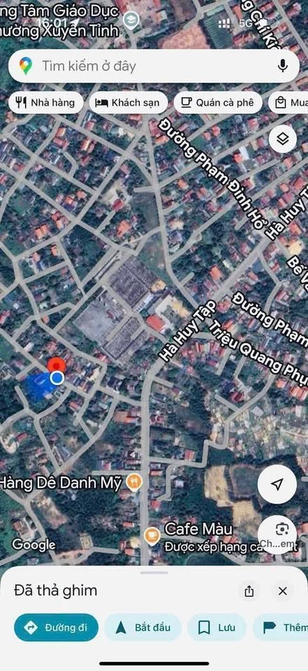 Bán đất vàng Hà Huy Tập, Quảng Bình, nở hậu tài lộc, đường nhựa 2 ô tô