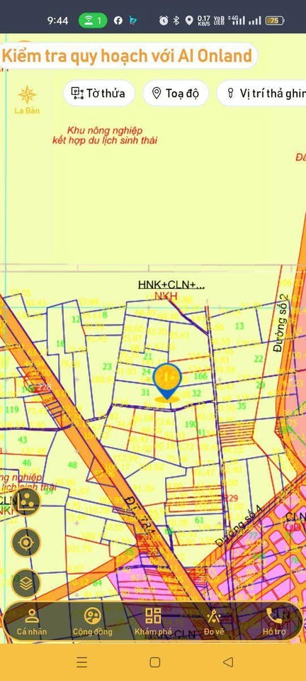 Bán đất vuông vắn 670m2 tại Phường Ninh Sơn, thành phố Tây Ninh, giá 200 triệu