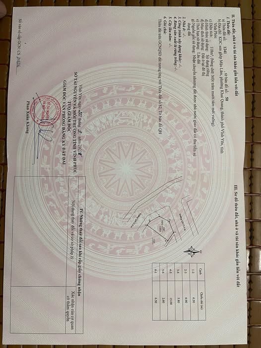 Bán nhà riêng thành phố Vĩnh Yên, tỉnh Vĩnh Phúc, giá 2,98 triệu