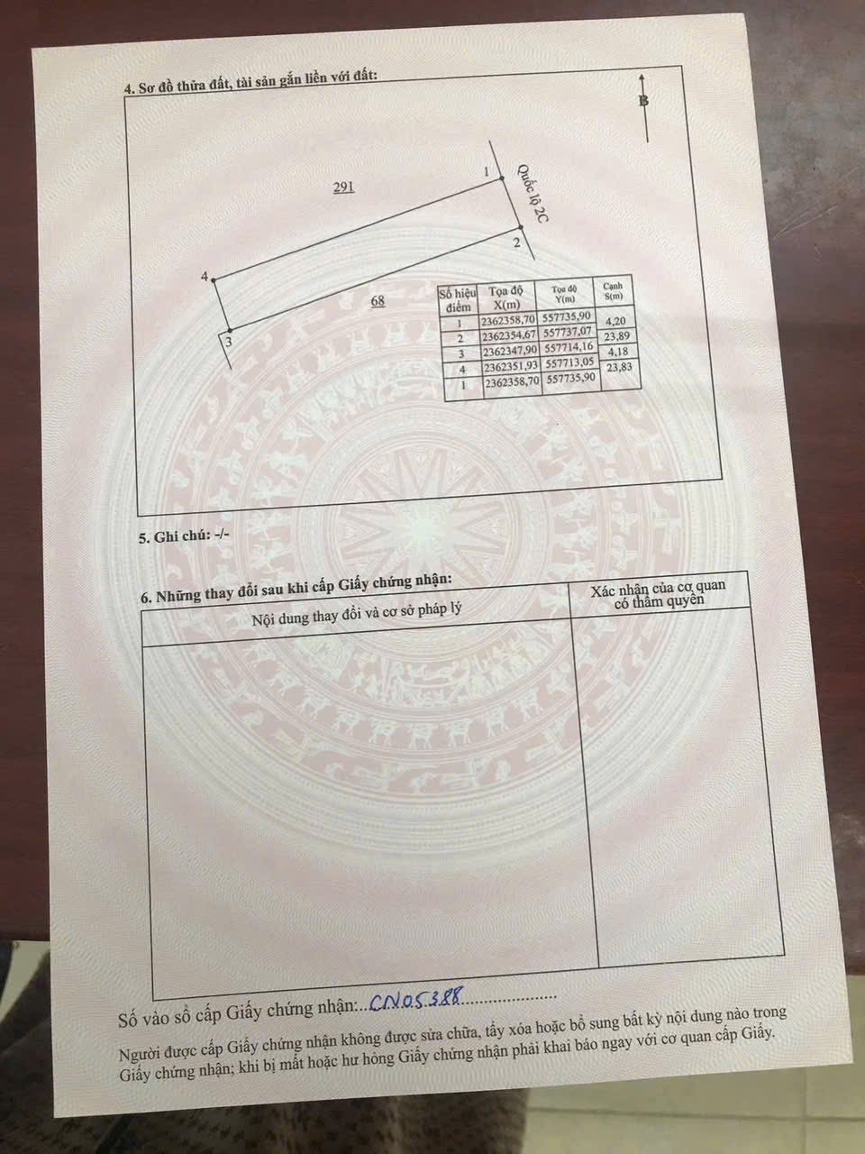 Bán đất huyện Tam Dương, tỉnh Vĩnh Phúc, giá 3,5 tỷ