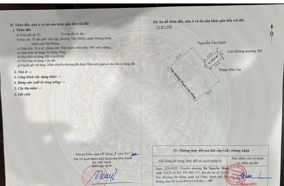 Bán nhà riêng quận Đồ Sơn, thành phố Hải Phòng giá 3 tỷ