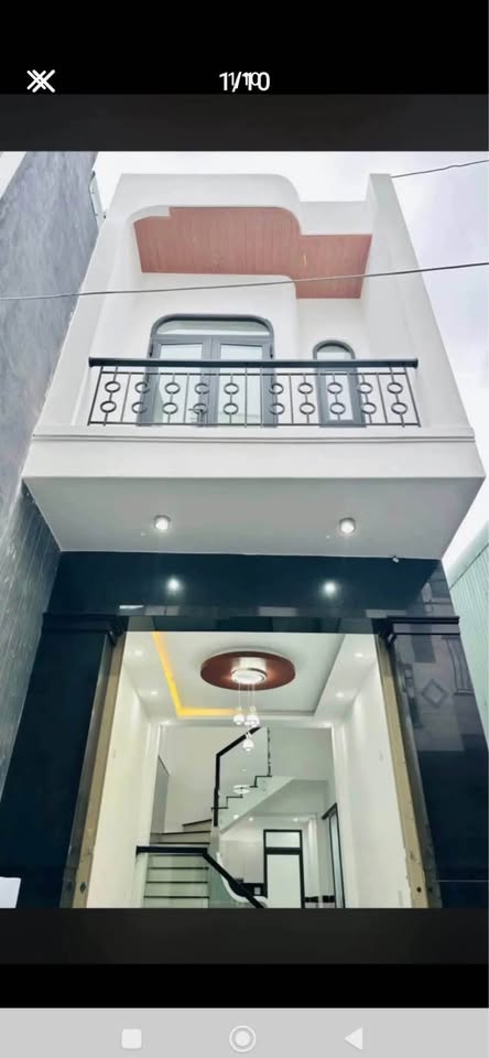 Bán nhà 2 tầng mới, thiết kế hiện đại, nội thất đep lung linh tại hẻm Võ Mười, trung tâm Quy Nhơn, giá 3.25 tỷ