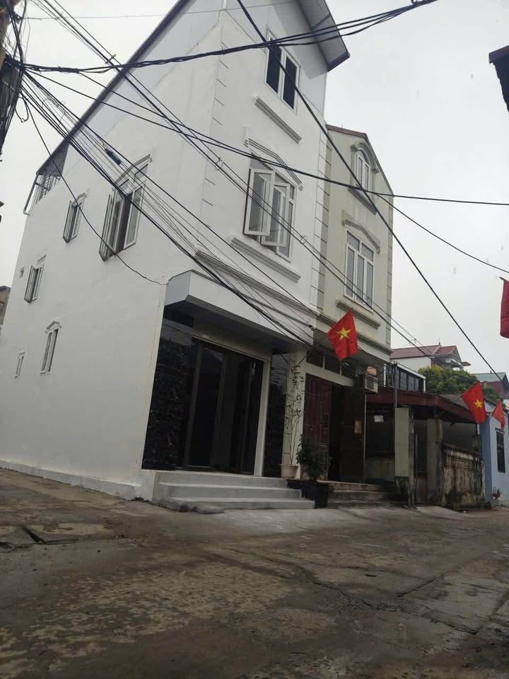 Bán đất tặng nhà 3 tầng, lô góc trục chính Do Thượng, Mê Linh