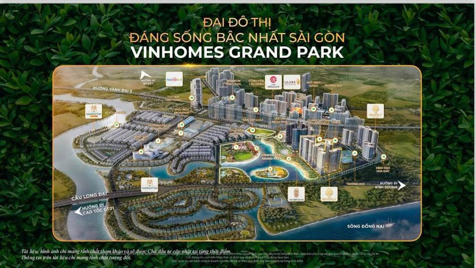 Bán căn hộ S6.05111x Vinhomes Grand Park, phân khu Origami, 63,9m2, 2 phòng ngủ, giá 4,023 tỷ