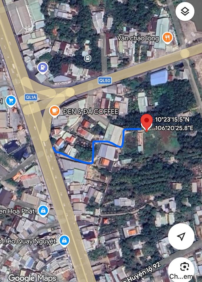 Bán đất tại khu Phố 2, phường Trung An, thành phố Mỹ Tho, đường trước đất rộng 3m, xe ô tô vô tới nơi