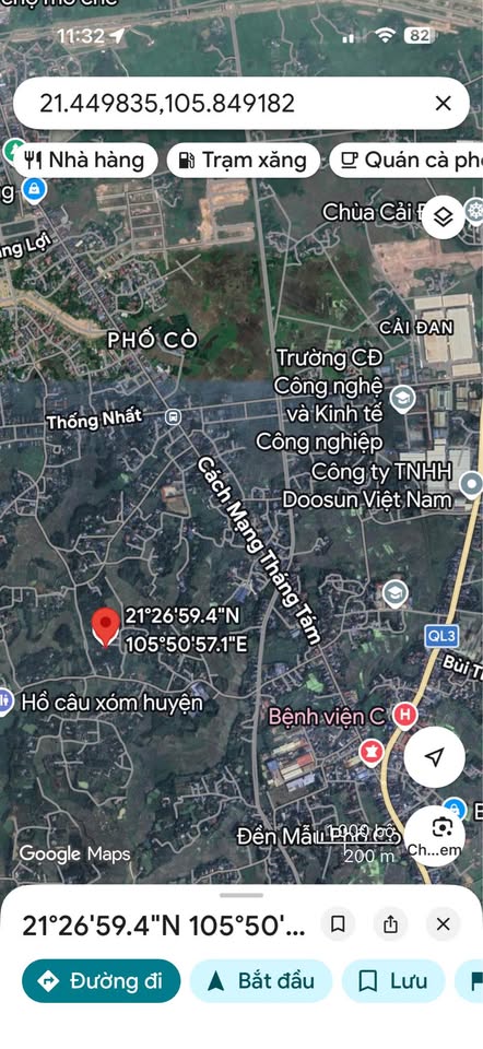 Bán nhà cấp 4, 200m2 tại Phố Cò, Sông Công, Thái Nguyên, cách viện C 1km, giá hơn 700 triệu