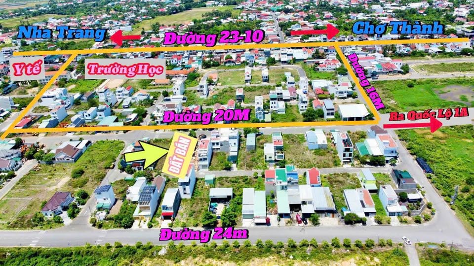 Bán lô đất Diên An, thuộc khu đô thị Phú Ân Nam 2, đường số 16 rộng 20m, giá 3.84 tỷ