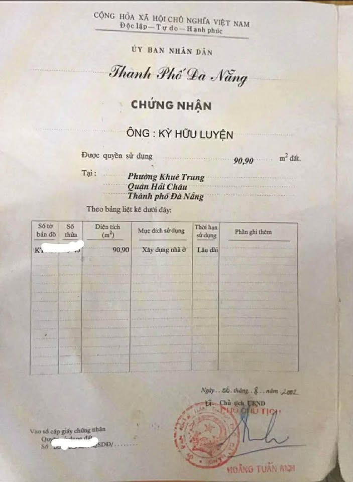 Bán đất quận Cẩm Lệ, thành phố Đà Nẵng, giá 7 tỷ