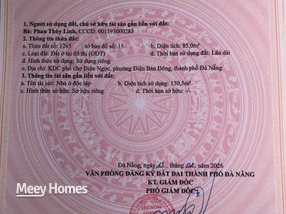 Bán nhà riêng huyện Hòa Vang, thành phố Đà Nẵng giá 3,91 tỷ