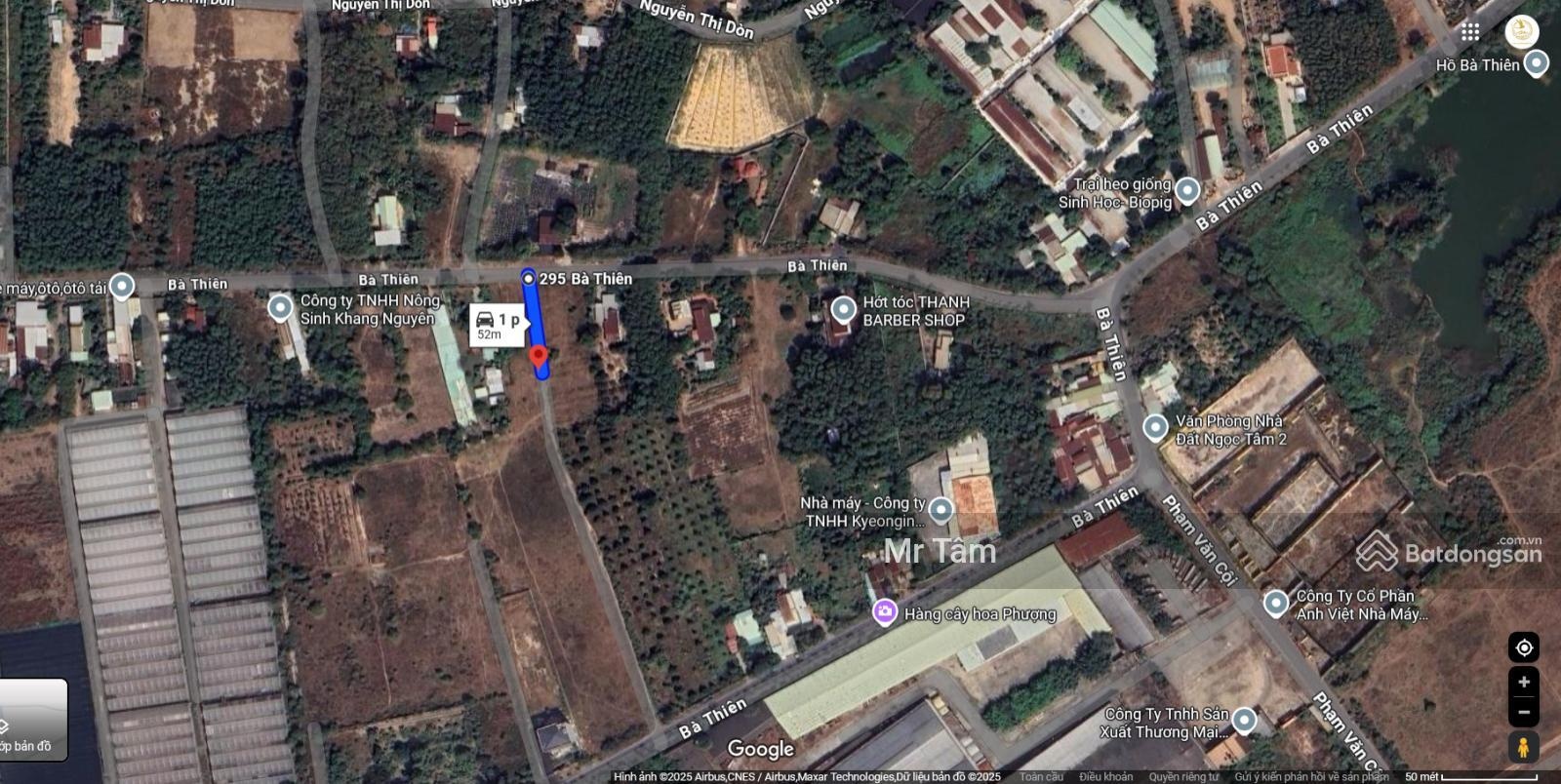 Củ Chi mà còn lô dưới 1tỷ, Lô đất 1 sẹc đường Bà Thiên, diện tích 99,1m2, full thổ, xã Nhuận Đức