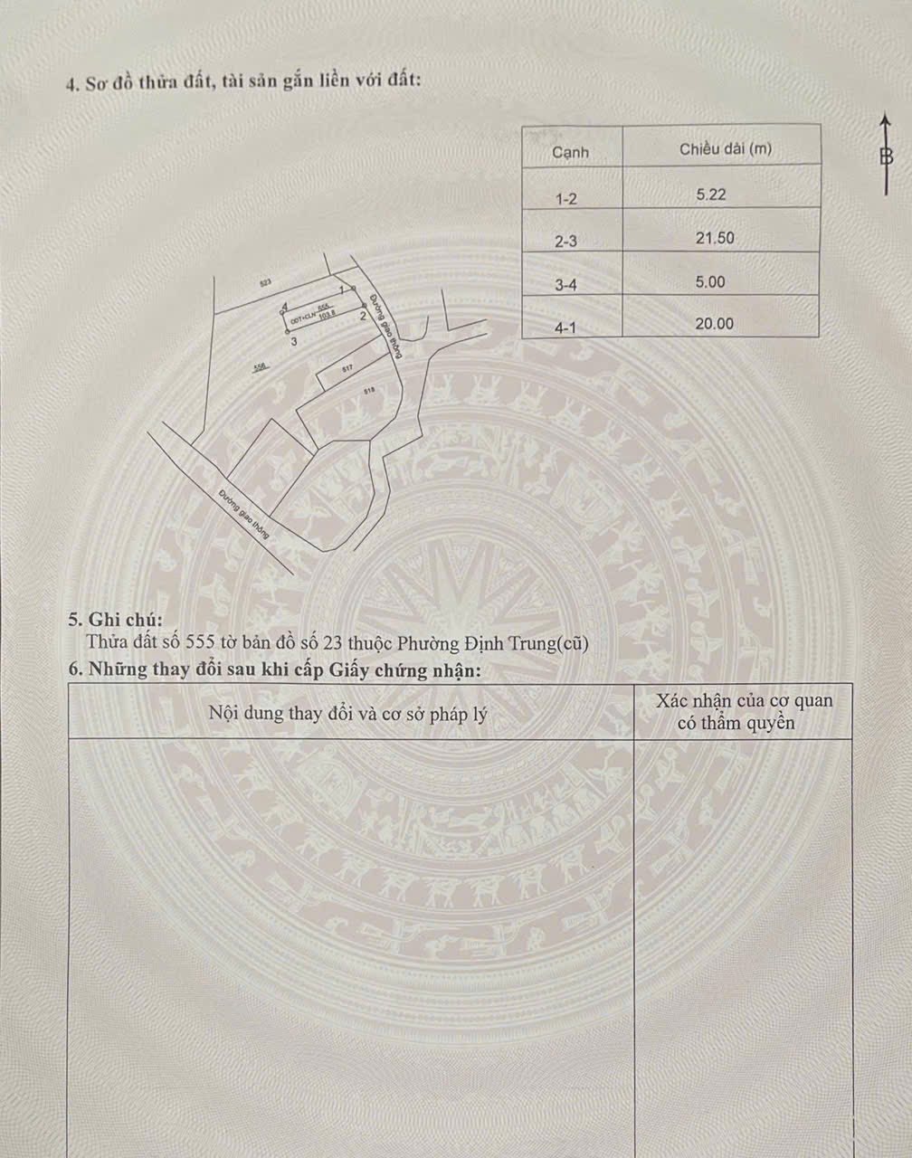 Đất Vĩnh Yên 104m² vuông vắn, ô tô đỗ cửa, giá nhỉnh 1 tỷ