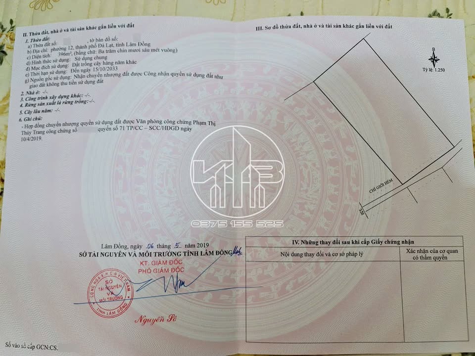 Bán đất nền dự án thành phố Đà Lạt, tỉnh Lâm Đồng giá 2,1 tỷ