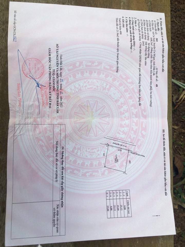 Đất Cư Suê, diện tích 5x25m, 2 lô liền kề, giá 299 triệu - Mua nhanh tay kẻo lỡ