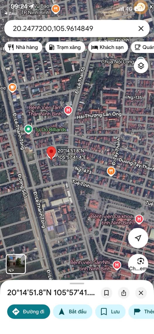 Bán lô đất cực đẹp phố Lê Lợi, phường Nam Thành, gần phòng khám An Sinh