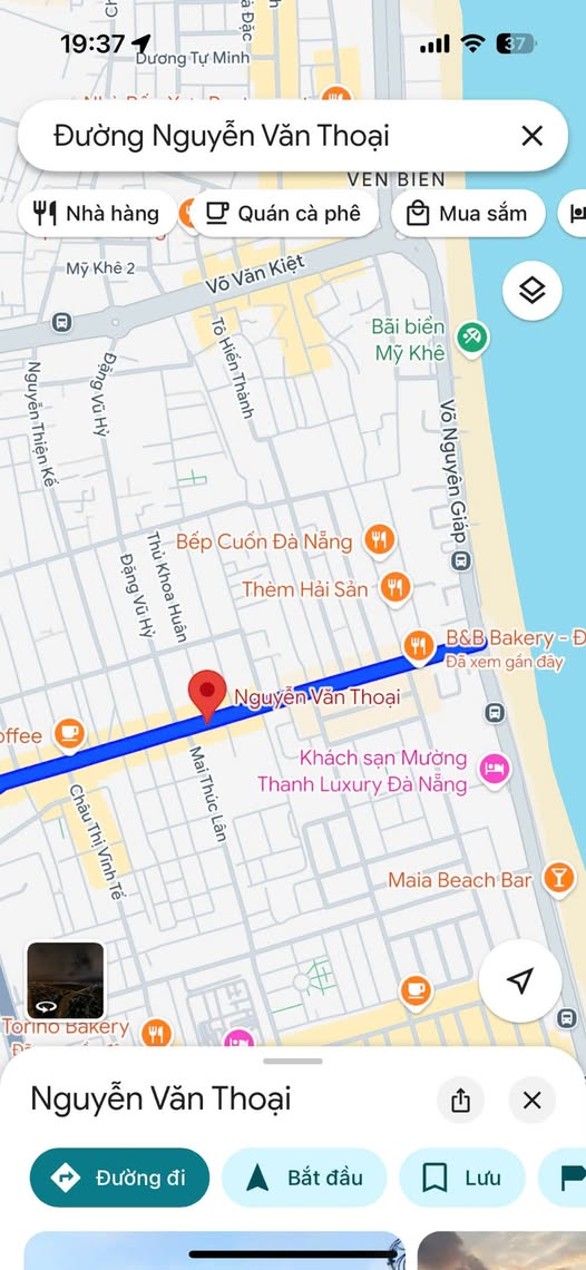 Bán nhanh siêu phẩm góc 2 mặt tiền trục chính Nguyễn Văn Thoại, trục đường kinh doanh đông đúc bậc nhất biển Mỹ Khê