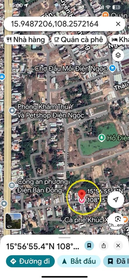 Bán cặp đất cây lâu năm tại phường Điện Ngọc, diện tích 270m2, giá 2 tỷ