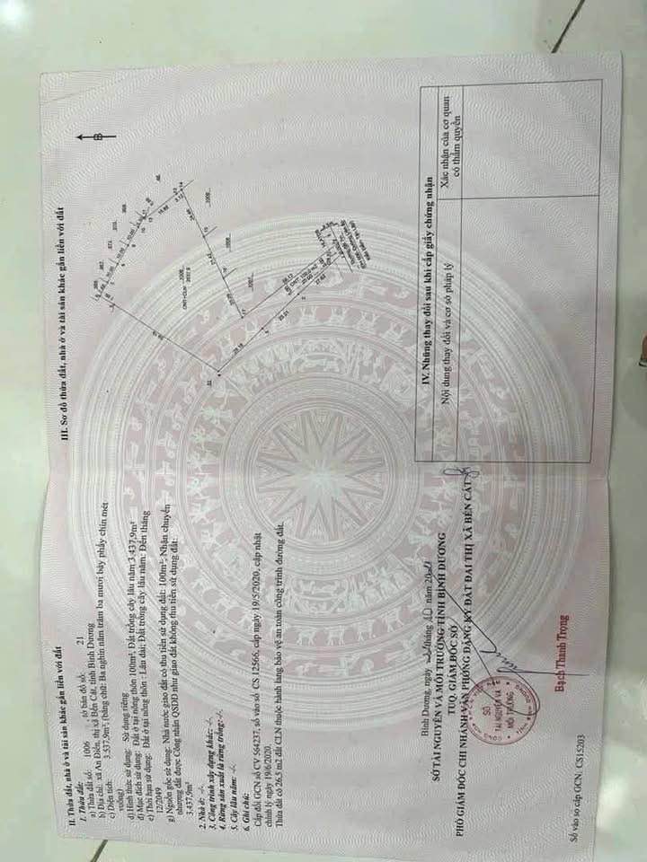 Bán đất thành phố Thủ Dầu Một, tỉnh Bình Dương giá 6,8 tỷ