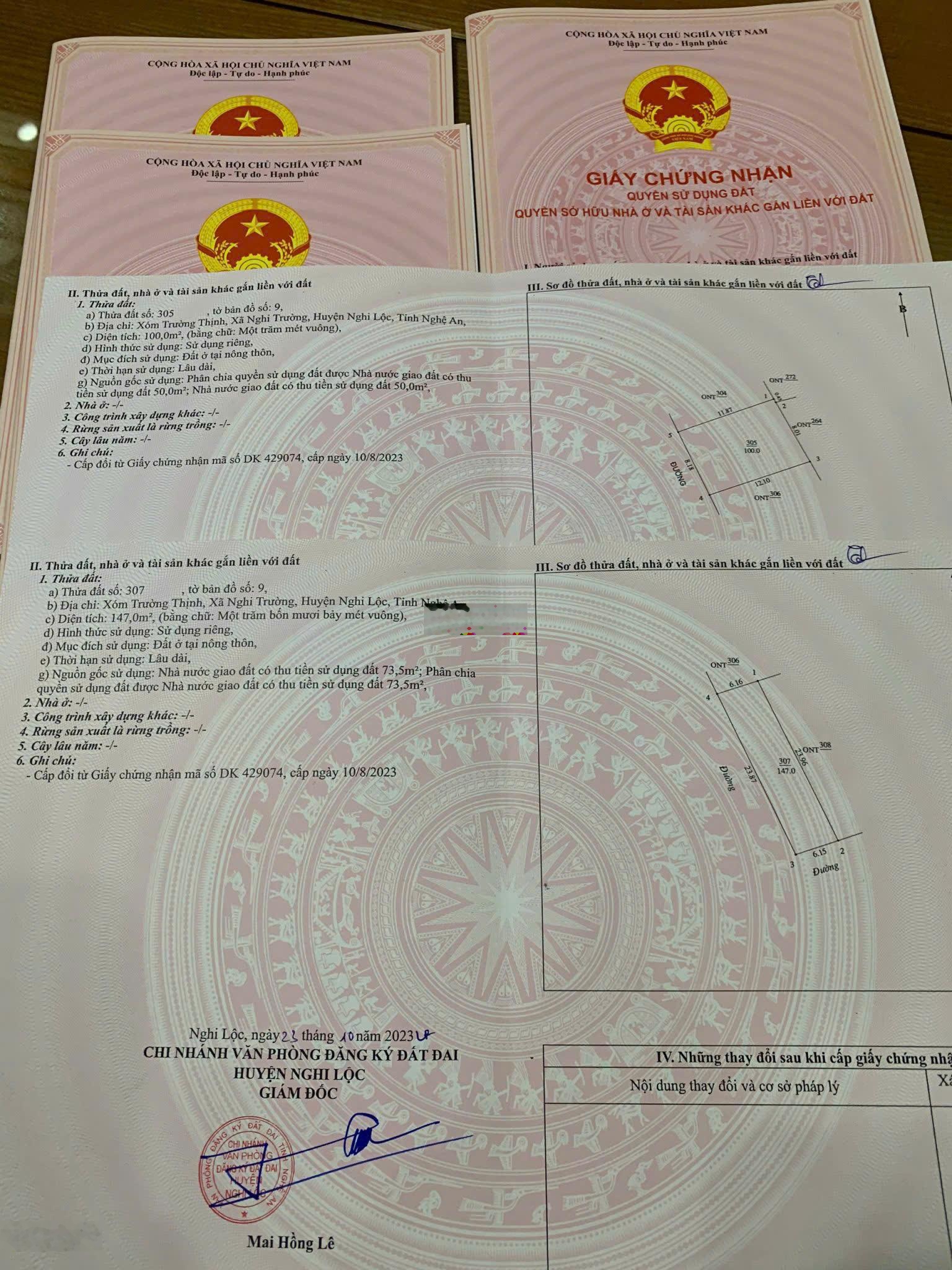 Chính chủ cần bán đất Nghi Trường, Nghi Lộc, Nghệ An ( Xã Đông Lộc mới )