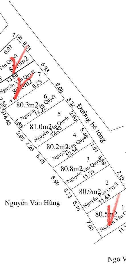 Chính chủ cần bán 5 lô đất diện tích mỗi lô 80m2 tại thôn Bài Lâm Hạ, xã Hoà Xá, Hà Nội