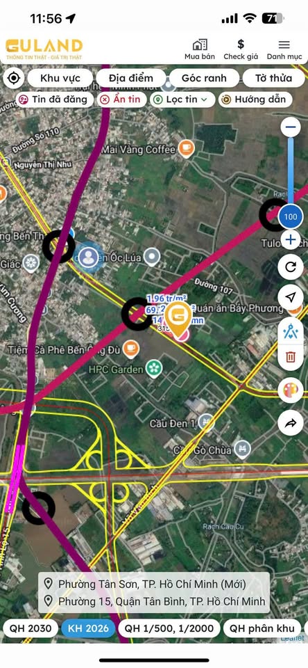 Bán đất vườn ngay Vành đai 3 thuộc Tân Thạnh Đông, Củ Chi, khu chợ sáng, gần Võ Văn Bích, xe hơi chạy tới đất