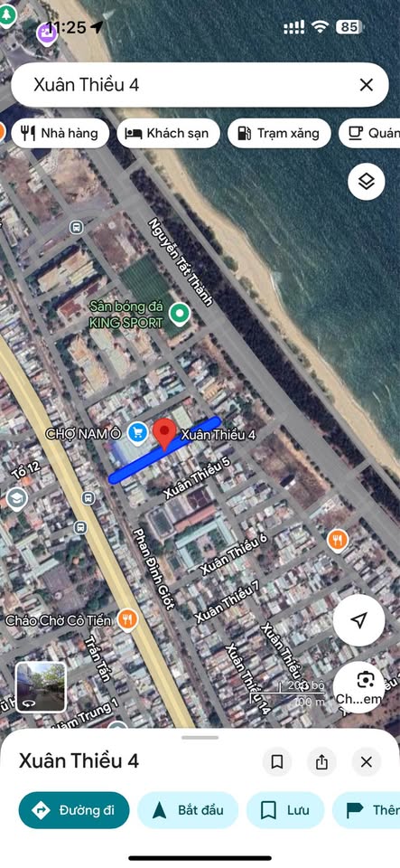 Chào bán lô đất đường Xuân Thiều 4 kẹp cống, đối diện chợ, giá 5.9 tỷ