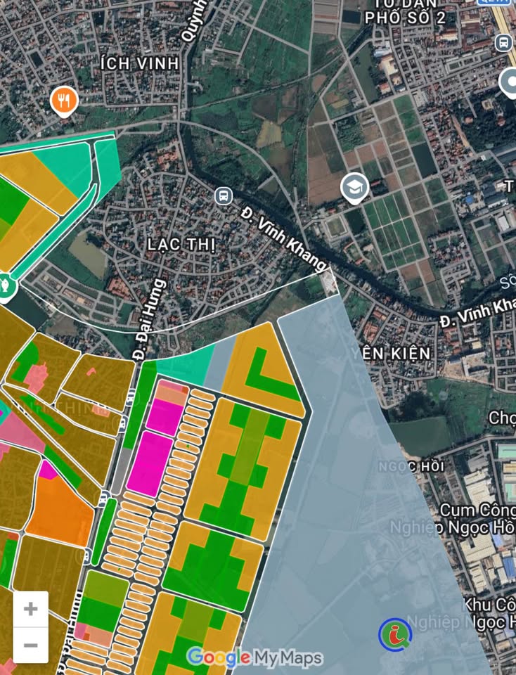 Bán lô đất 40m² tái định cư Lạc Thị, Ngọc Hồi, Thanh Trì, ô tô chạy vòng quanh, có vỉa hè