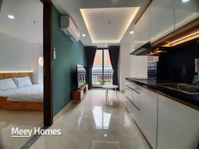 Căn hộ 1 phòng ngủ sang chảnh ngay Trường Sa, Quận 3 full nội thất xịn sò