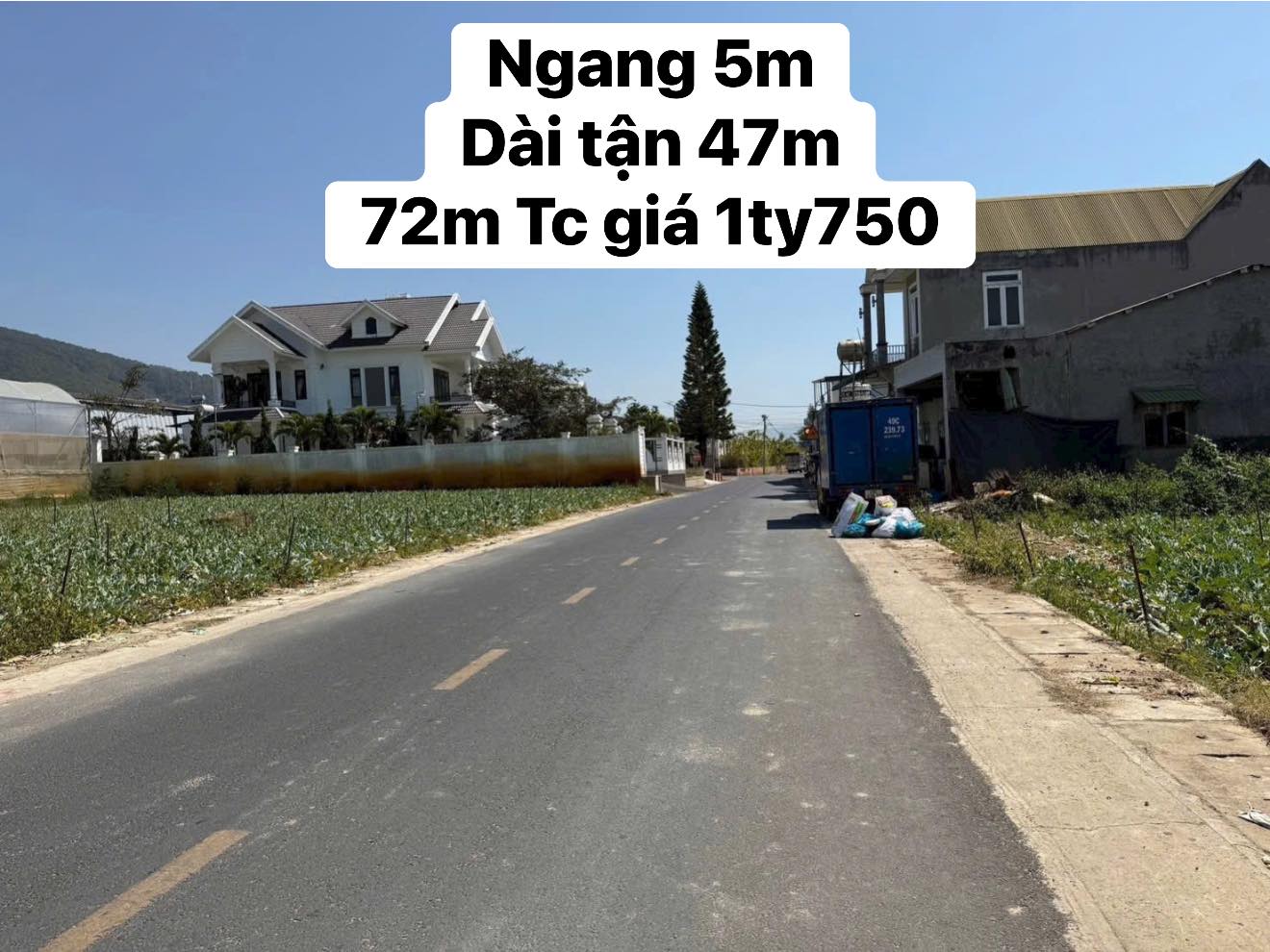 Bán lô đất đẹp ngay trung tâm thị trấn Thạnh Mỹ cũ, xã Đơn Dương, Lâm Đồng, giá 1.75 tỷ