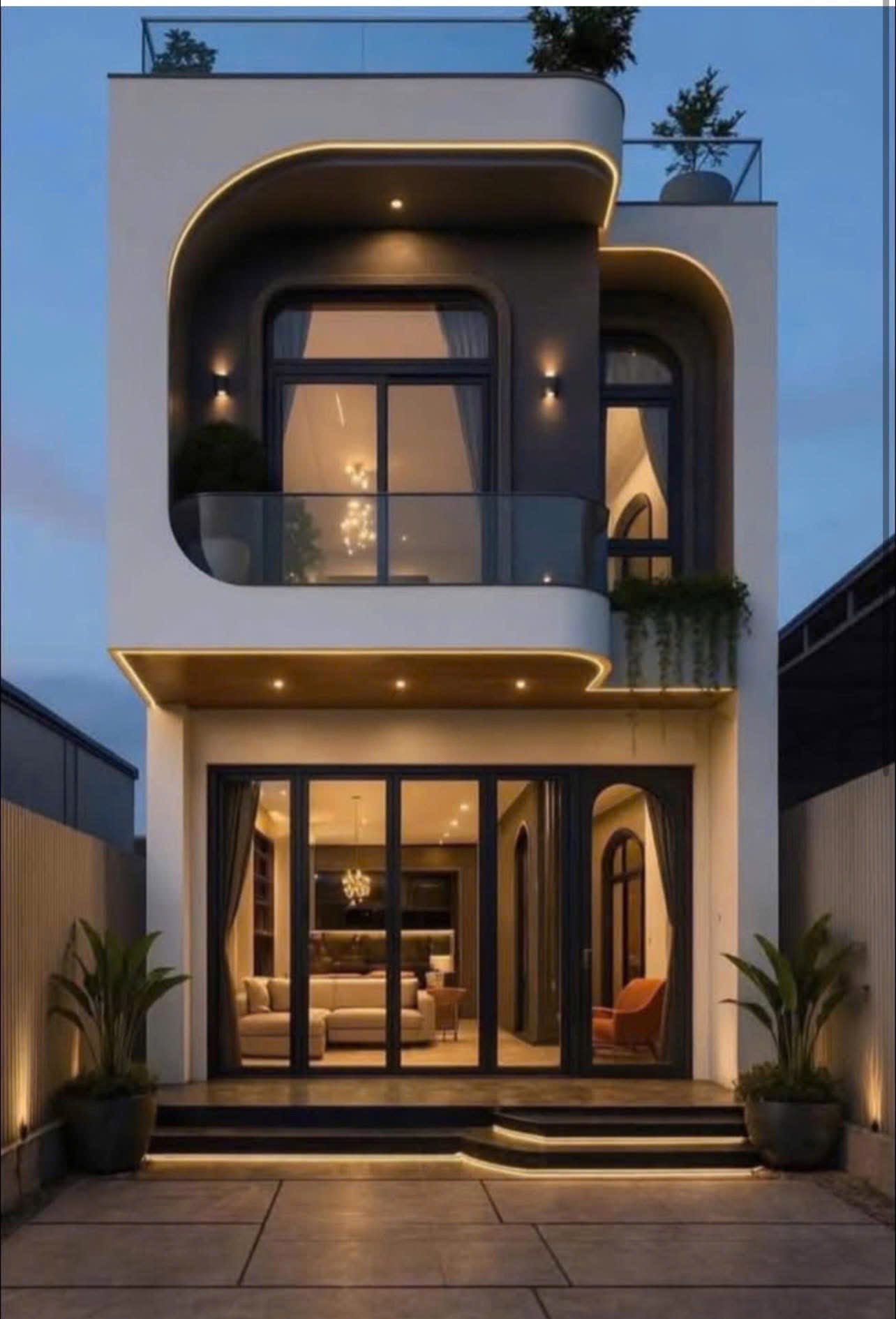 Siêu phẩm nhà lầu mặt tiền đường nhựa Long Phước ngang 8m cực thoáng