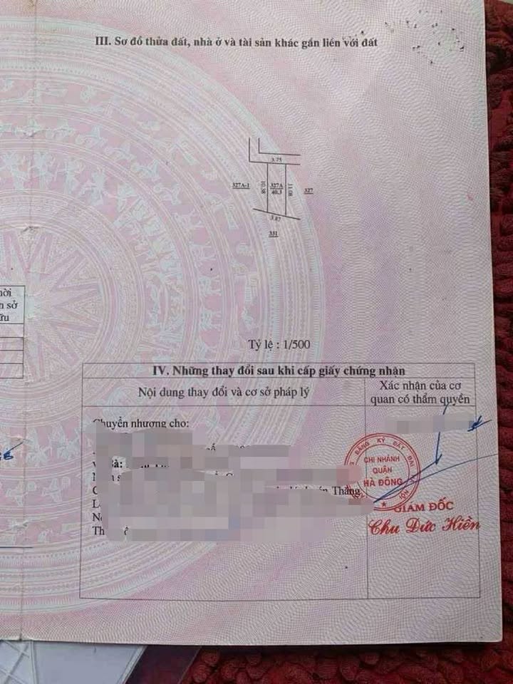 Bán đất đẹp trung tâm Hà Đông, diện tích 41m2, ngõ gần ô tô