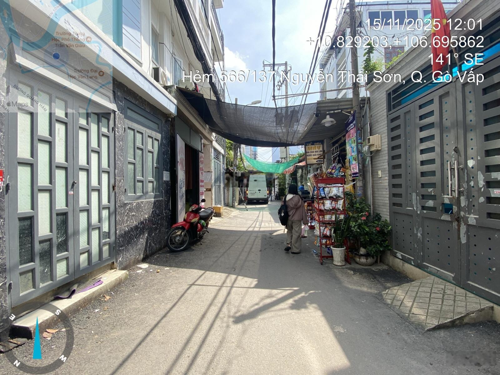 Nhà 1 lầu 32m2 sàn - gần Đại Học Văn Lang, có số nhà Quận, giấy nộp thuế