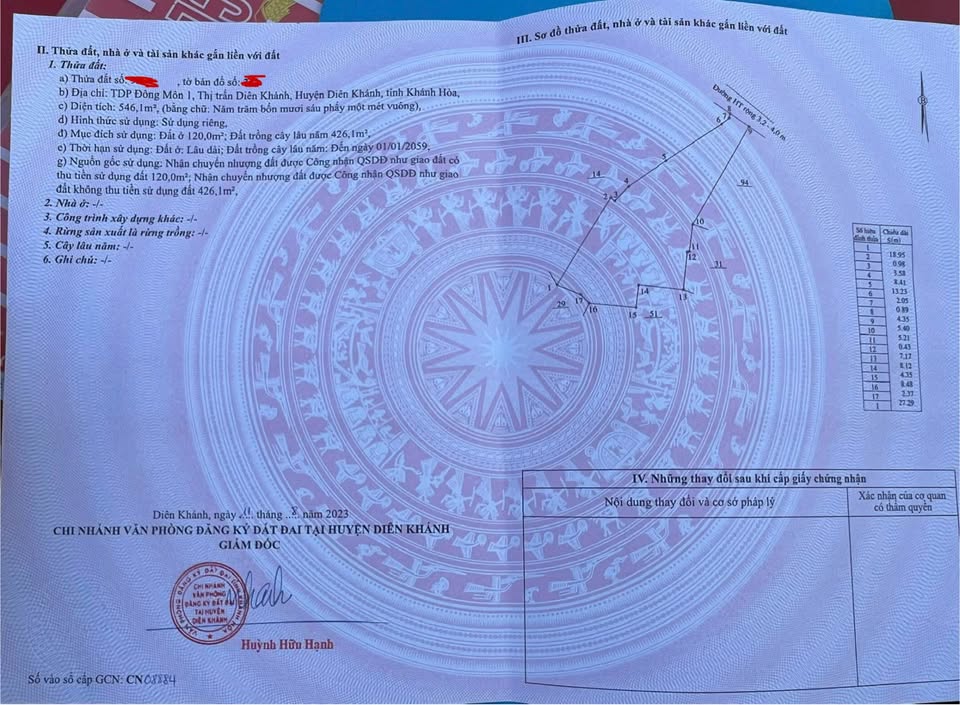 Bán đất thành phố Nha Trang, tỉnh Khánh Hòa, giá 4,5 tỷ