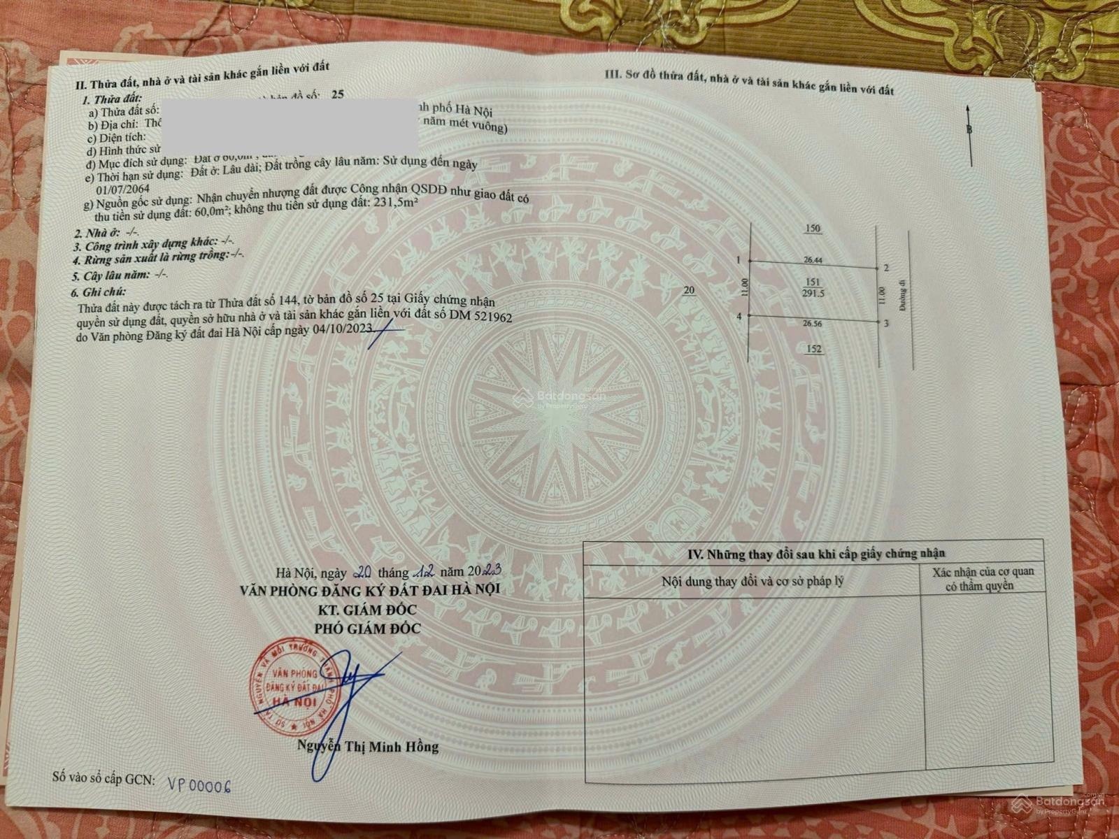 Bán đất ven đô Hà Nội, cách Hà Nội 40 phút di chuyển giá 1.390tỷ/lô. LH 0986853461