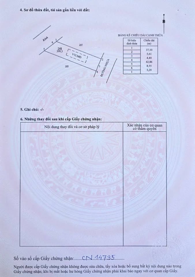 Cần bán nhanh lô đất tại Phước Long Thọ, Long Đất,cách đường Phạm Hùng chỉ 500m, gần khu công nghiệp Đất Đỏ, giá 1.38 tỷ