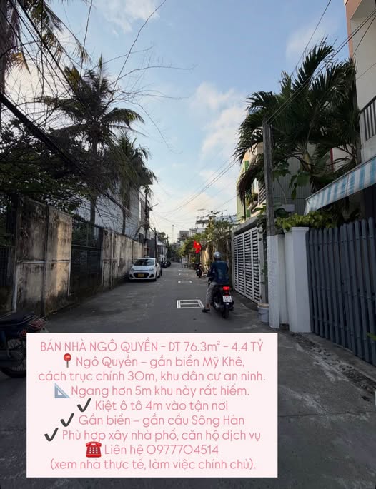 Bán nhà riêng quận Sơn Trà, thành phố Đà Nẵng, giá 4,4 tỷ