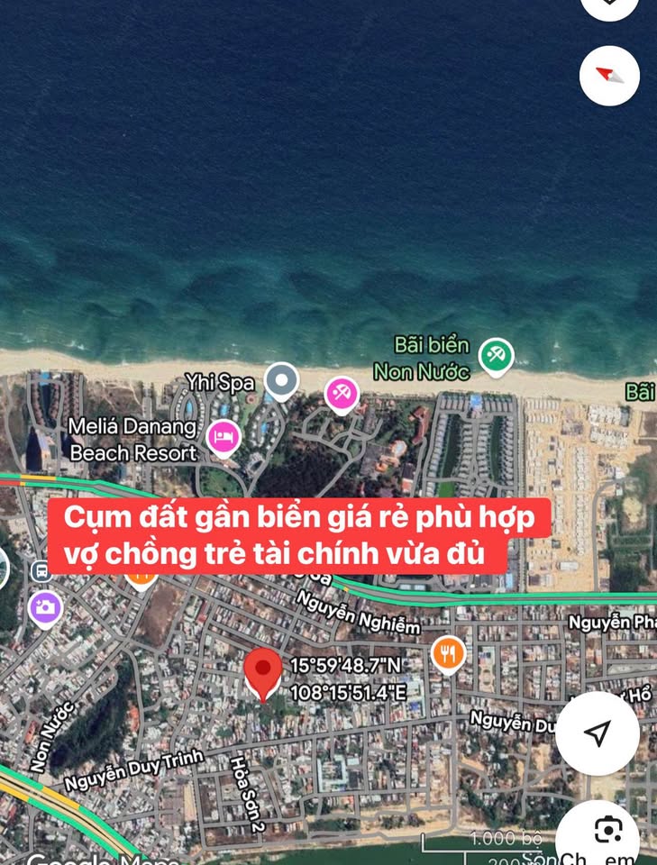 Bán gấp 5 lô liền kề khu biển Non Nước, giá cực tốt