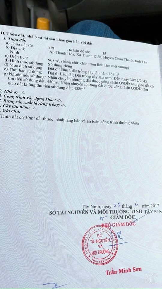 Bán nhà Thanh Điền, Châu Thành, phù hợp ở, kinh doanh, mở xưởng, giá 2.55 tỷ