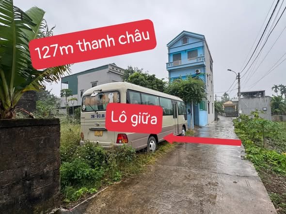 Đất vàng Phủ Lý 127m2 vuông vắn, view đồng lúa, ô tô vi vu