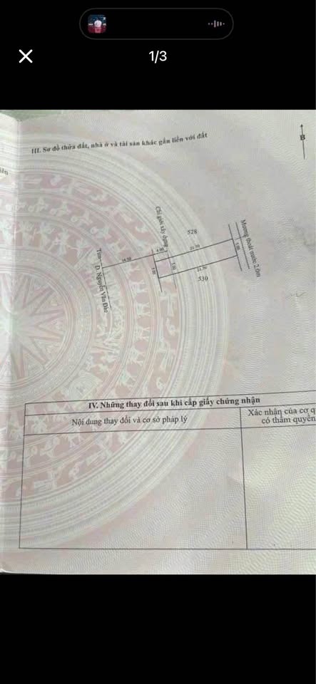 Bán đất thị xã Hương Thủy, tỉnh Thừa Thiên Huế, giá 3 tỷ