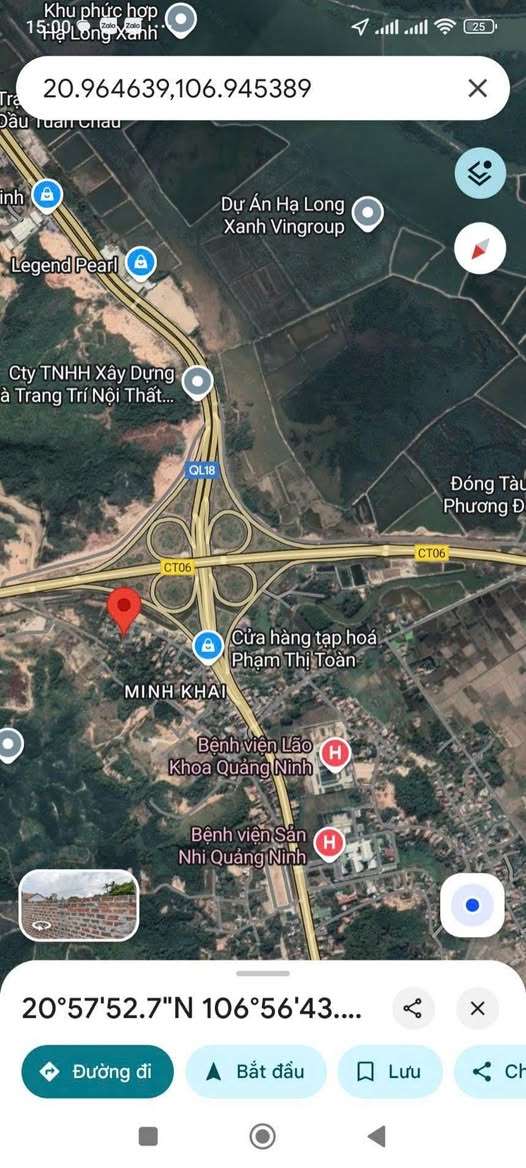 Bán ô đất diện tích 2509m² khu Cầu Trắng, Đại Yên, giá 6 triệu/m2