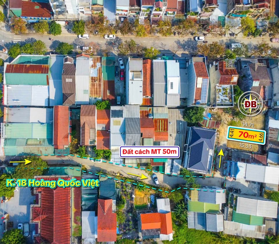 Bán đất kiệt 18 Hoàng Quốc Việt, An Cựu, Huế, giá 2.29 tỷ