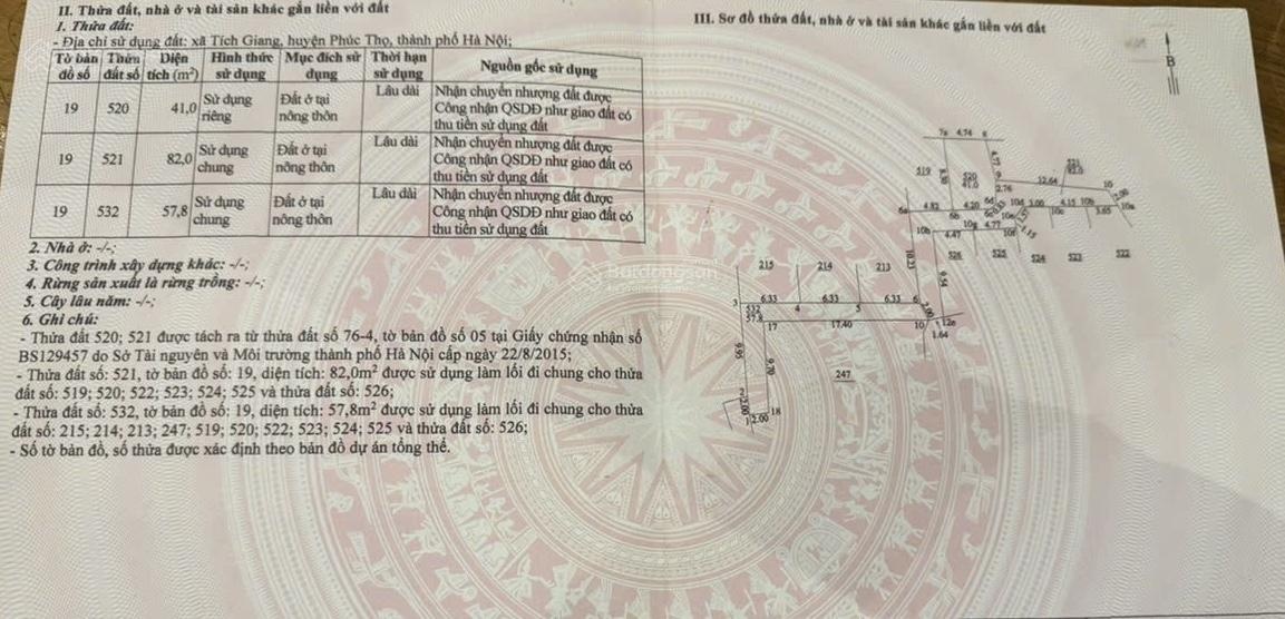 Đất Tích Giang, Phúc Thọ, Hà Nội