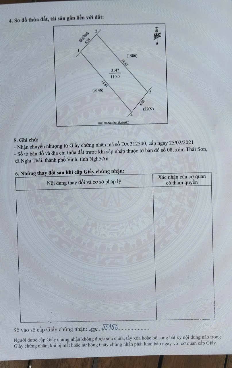 Bán đất huyện Đô Lương, tỉnh Nghệ An giá 1 tỷ