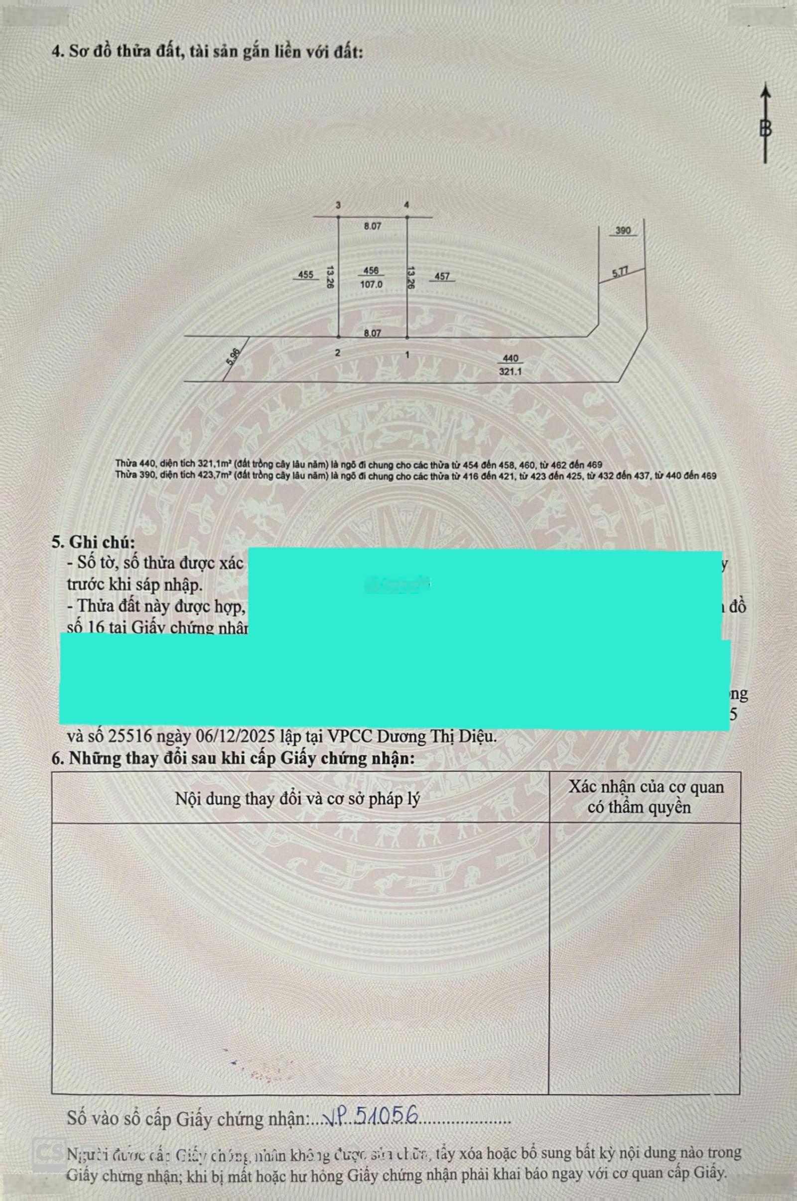 Chính chủ cần bán nhanh lô đất phường Tùng Thiện rẻ hơn thị trường 300tr DT 107m2, mặt tiền 8.07m