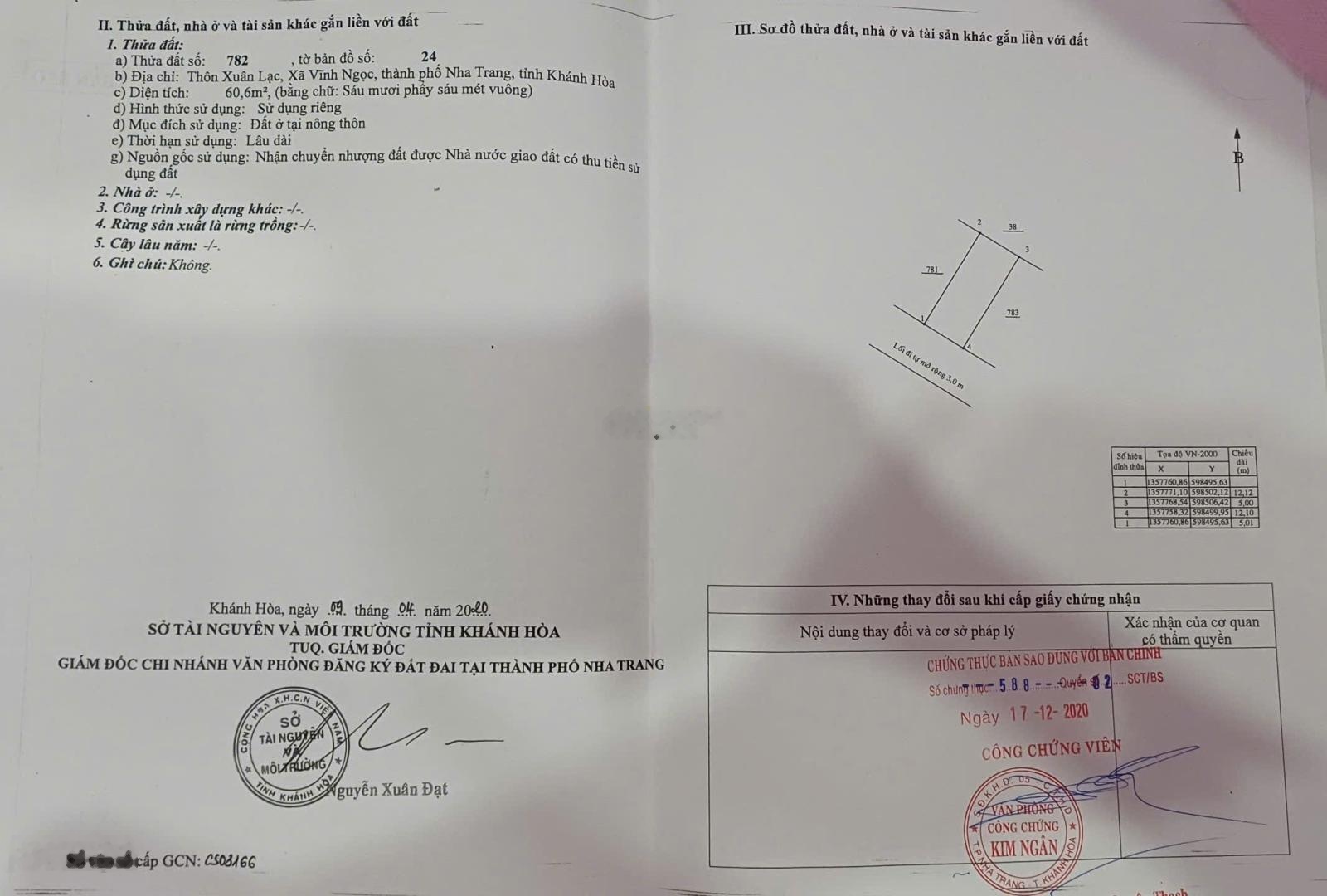 Bán nhà gác lửng Vĩnh Ngọc, Tây Nha Trang chỉ 1 tỷ 850